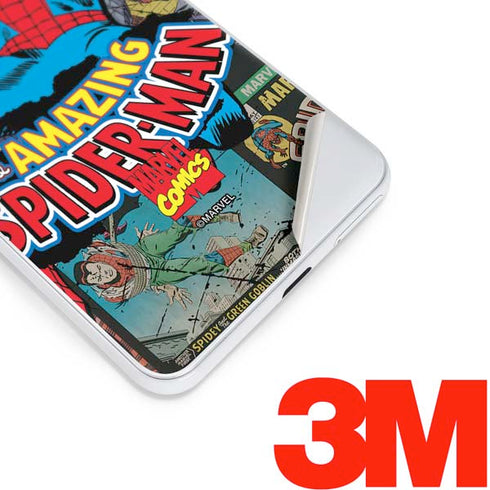 Marvel Classic Comics Amazing Spider-Man Collage Google Pixel 3 Skin